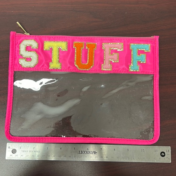 STUFF - Clear Plastic Flat Pouch - Picture 2 of 8